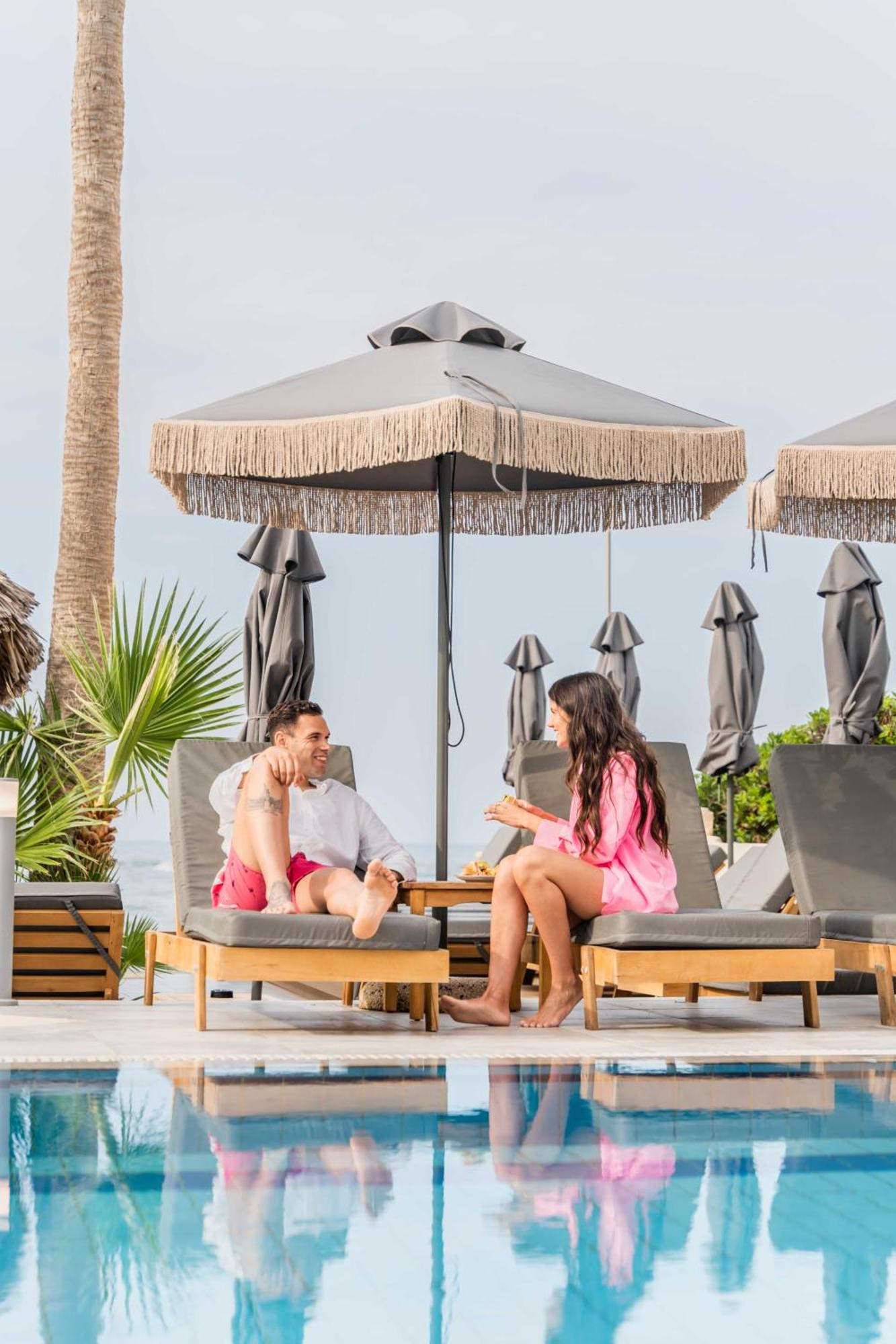 Soleil Rooms And Suites Stalida Bagian luar foto